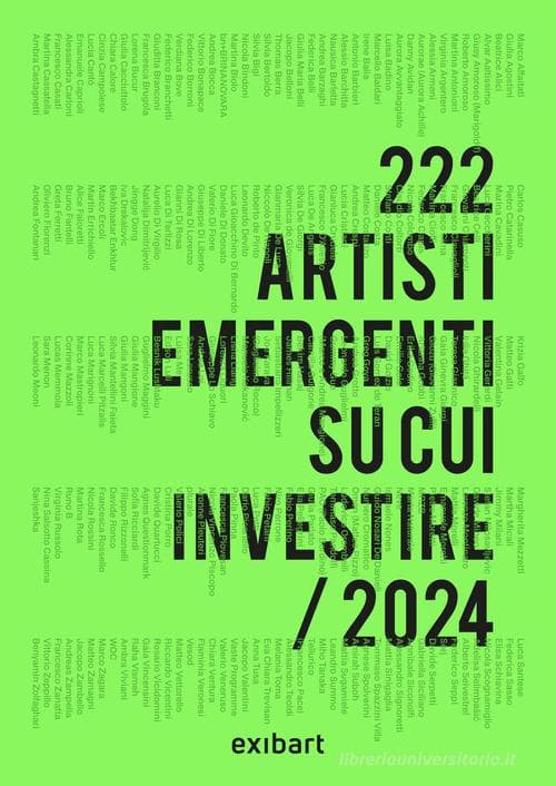 EXIBART / 222 ARTISTI SU CUI INVESTIRE NEL 2024
